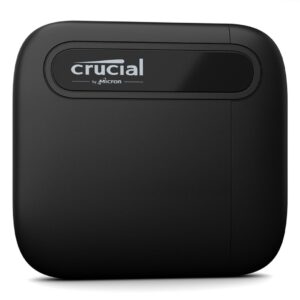 Crucial X6 4TB Portable SSD - up to 800MB/s PC and Mac USB 32 USB-C External Solid State Drive CT4000X6SSD9