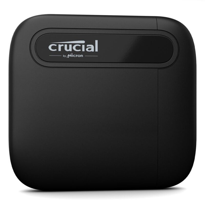 Crucial X6 4TB Portable SSD - up to 800MB/s PC and Mac USB 32 USB-C External Solid State Drive CT4000X6SSD9, photo 1 of 1