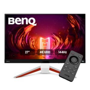 BenQ MOBIUZ EX2710U 4K Gaming Monitor (27 inch IPS 144 Hz 1ms HDR 600 HDMI 21 48 Gbps full bandwidth VRR compatible for PS5 remote control)