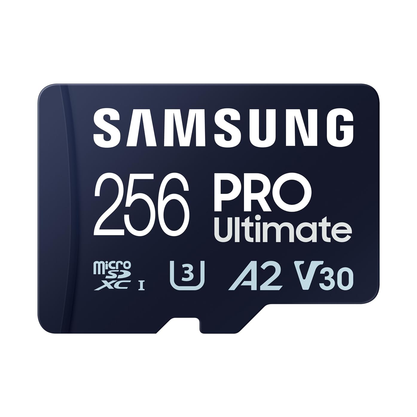 Samsung PRO Ultimate microSD memory card 256 GB UHS-I U3 200 MB/s read 130 write incl SD adapter for smartphone drone or action cam