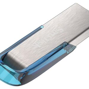 SanDisk 128GB Ultra Flair USB 30 Flash Drive up to 150mb/s read speeds Tropical Blue
