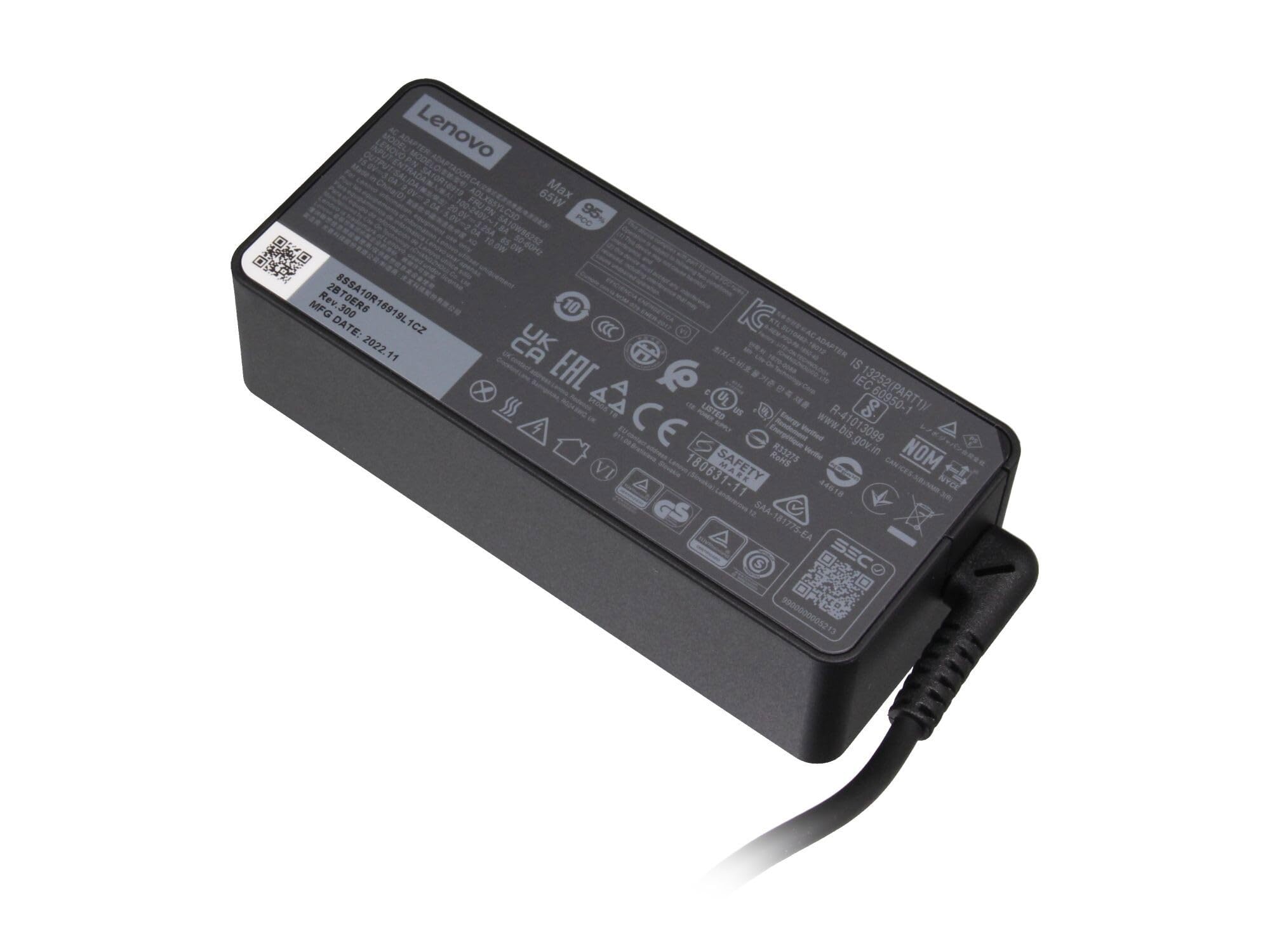 Lenovo USB-C AC-adapter 65 Watt normal original for Yoga S730-13IWL (81J0)