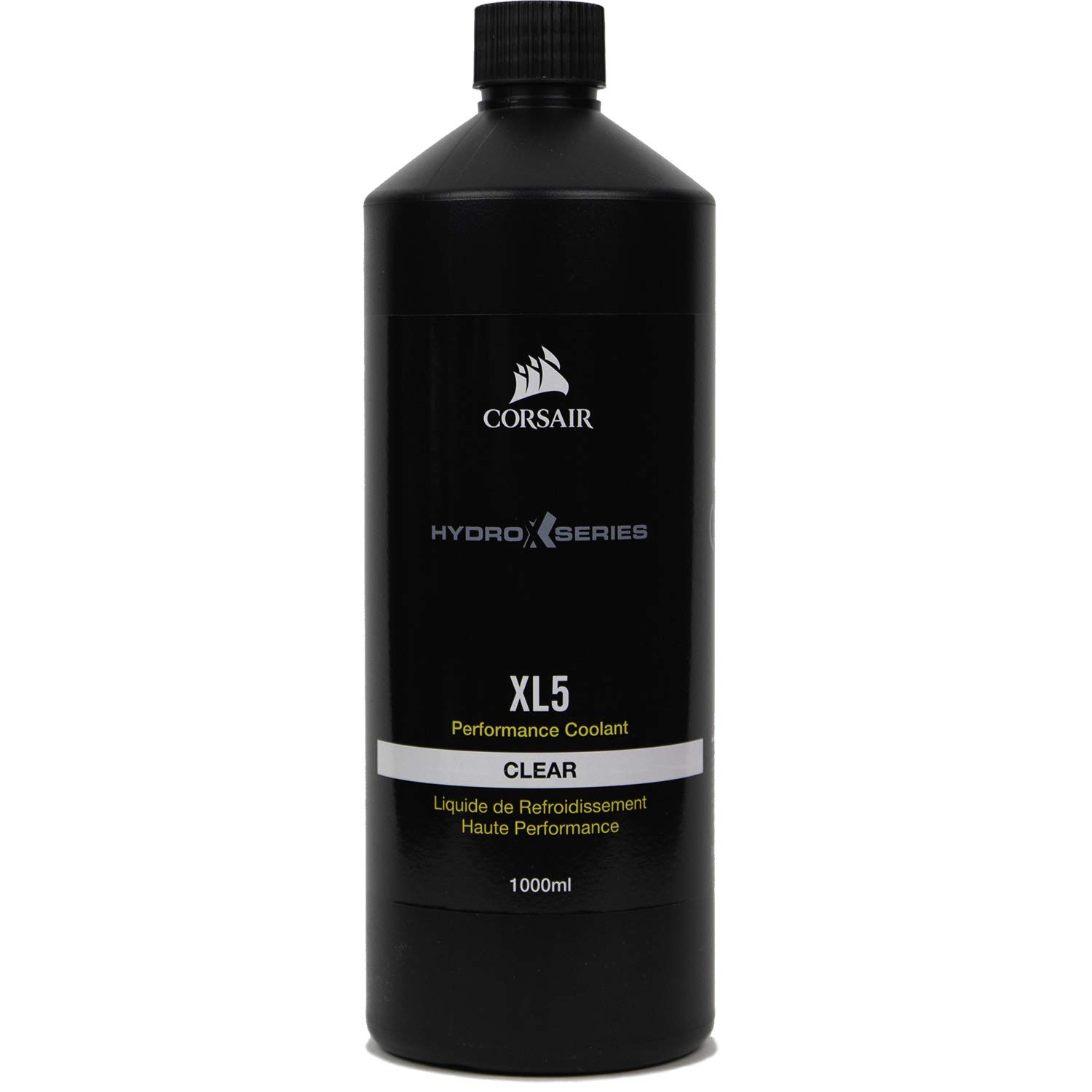 Corsair Hydro X Series XL5 Performance Coolant 1 Litre (Vibrant Translucent Colour Long-Life Composition Enhanced Anti-Corrosion and Anti-Bacterial Inhibitors) Clear