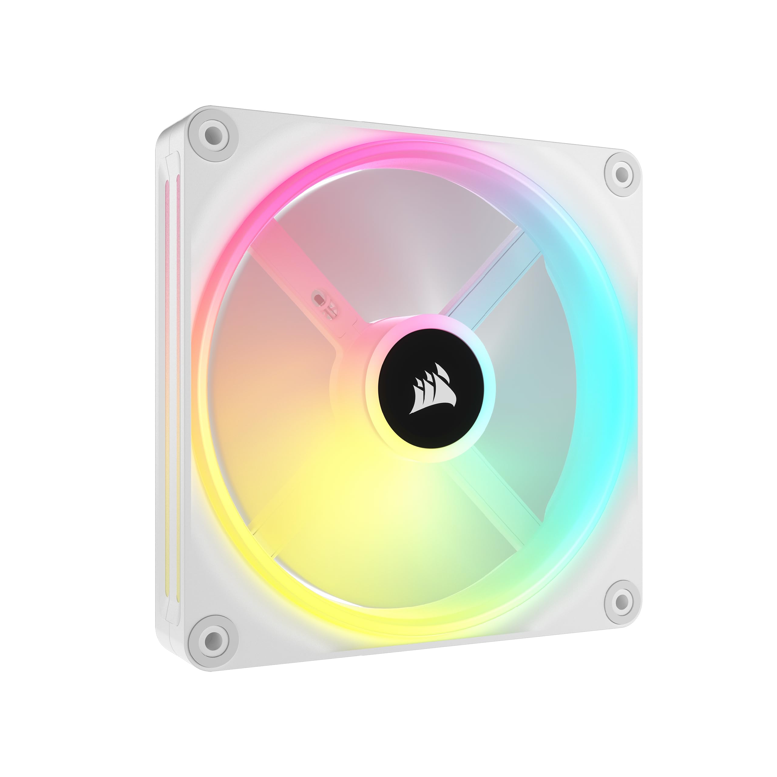 Corsair iCUE LINK QX140 RGB 140mm Magnetic Dome Single Fan - White