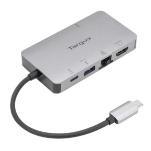 Targus USB-C Alt Mode Single Video 4K HDMI/VGA Adapter Ethernet 2 x USB-A with 100W Power Delivery Pass-Thru (DOCK419EUZ)