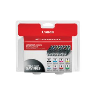 Canon CLI 8 Color Multipack - Ink tank 1 x black yellow cyan magenta red green photo