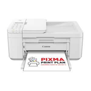Canon PIXMA TR4750i - Multifunction Wireless Printer 4-in-1 Print Scan Copy Fax Front/Back ADF 20 Sheets 4x6 Borderless Photo Printing Compatible with Plan White