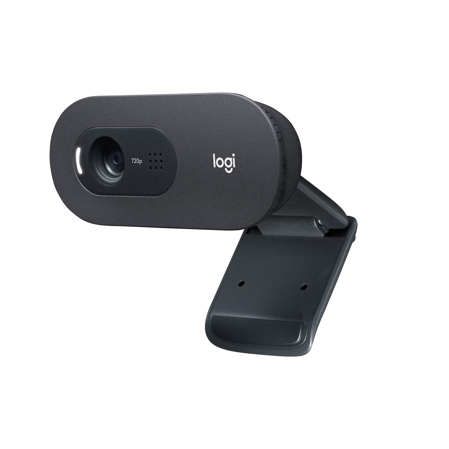 Logitech C505 HD Webcam - Streaming 720p External USB Camera for Desktop or Laptop with Long-Range Microphone Compatible PC Mac Grey
