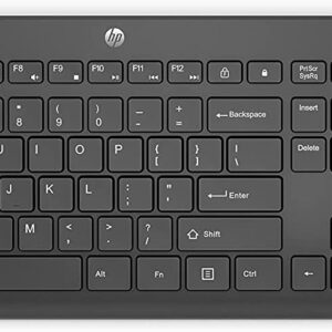 HP 230 Wireless Keyboard quiet and comfortable keystrokes Number Pad QWERTY UK Layout compatible with Windows PC Chromebook Laptop Mac Up to 16 Months Battery USB dongle included