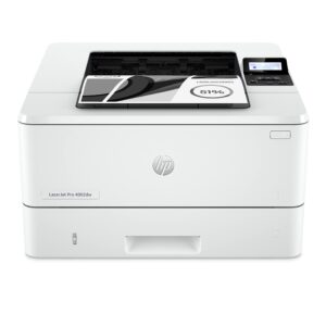HP Laserjet Pro 4002dw Laser Printer Black and White for Small Medium Business Print 2-Sided Printing Dual-Band Wi-Fi Ethernet Energy Efficient Instant Ink Toner Available