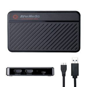 AVerMedia Live Gamer MINI GC311 1080p60 Full HD Pass-Through USB 20 Game Capture Card Hardware Encoder Plug & Play For Beginners Switch PS4 Xbox iPhone iPad