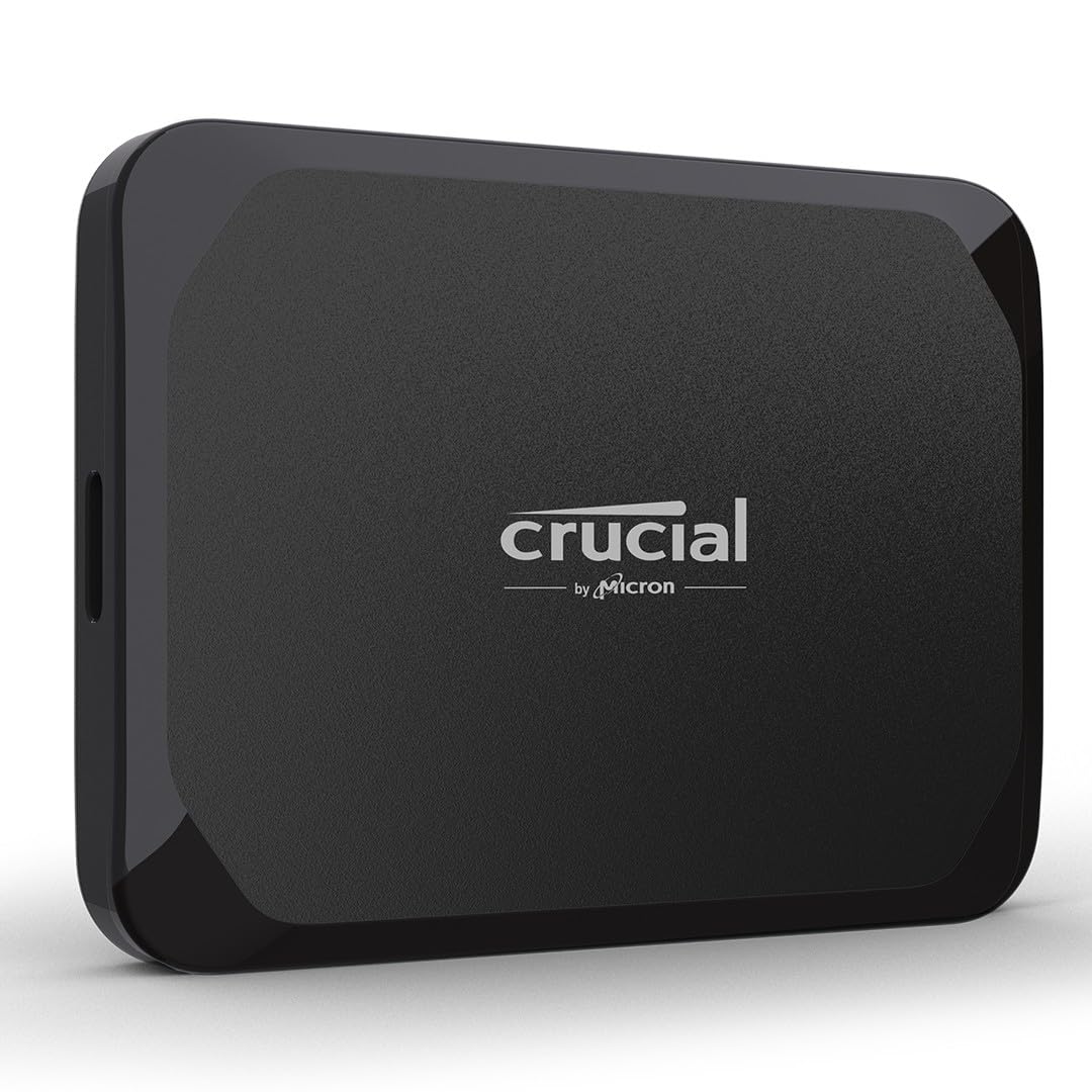 Crucial X9 2TB Portable External SSD - Up to 1050MB/s Solid State Drive compatible with Xbox PC and Mac USB-C 32 CT2000X9SSD902