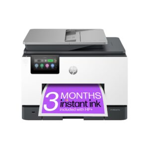 HP OfficeJet Pro 9135e All-in-One Printer Colour for Small Office Print Scan Copy Fax 2-Sided Automatic Document Feeder 2 Tray 3 months Instant Ink with Up To Year Warranty