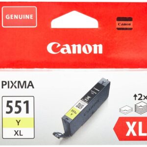 Canon Cli-551xl High Capacity Ink Cartridge Yellow - CLI551Y XL