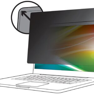 3M BPNMS002 filtre anti-reflets pour cran et de confidentialit sans bords ord