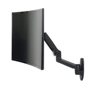 Ergotron LX Single Monitor Arm VESA Wall Mount for Monitors Up to 34 Inches 7 25 lbs Matte Black