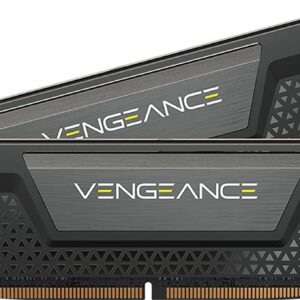 Corsair VENGEANCE DDR5 RAM 32GB (2x16GB) 6400MHz CL36 Intel XMP iCUE Compatible Computer Memory - Black (CMK32GX5M2B6400C36)