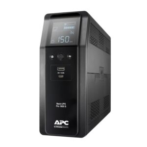 APC by Schneider Electric Back UPS PRO - BR1600SI 1600VA (8 IEC outlets LCD interface sinewave power output)