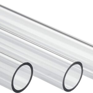 Corsair Hydro X Series XT Hardline 12 mm Tubing (Straight-Line Crystal-Clear PMMA Resilient Construction for Custom Cooling Easy to Cut) Clear