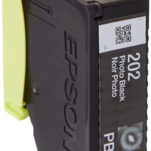 Epson 202 Photo Black Kiwi Genuine Claria Premium Ink Cartridge Standard Capacity