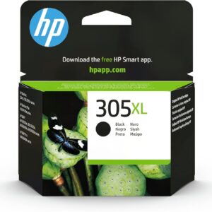 HP 3YM62AE 305XL High Yield Original Ink Cartridge Black (Pack of 1) Packaging may vary