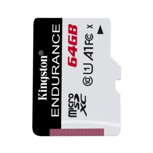 Kingston SDCE/64 GB High Endurance microSD Card 64 Black/ White
