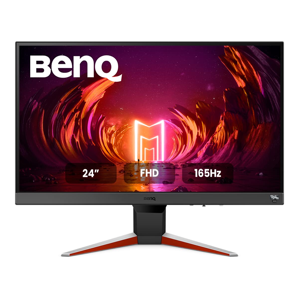BenQ MOBIUZ EX240N 24 FHD HDRi VA Gaming Monitor 1920x1080 165Hz (Supports 144Hz) 1ms MPRT AMD FreeSync Premium Built-in Speakers Eye-care Bezel-less