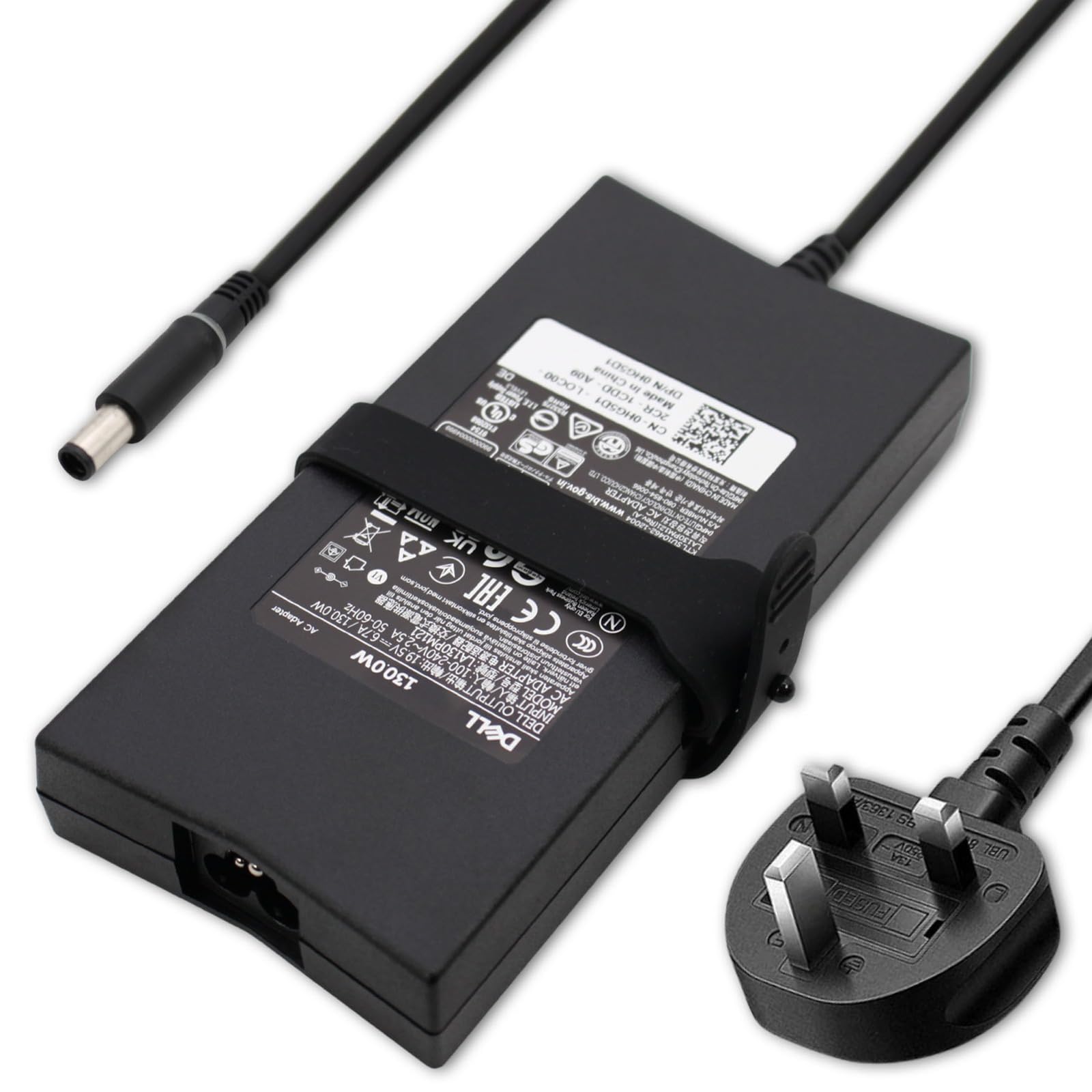 Dell NEW GENUINE 195V 67A 130W ORIGINAL AC ADAPTER PA4E FOR G3 15 3500 FAMILY LAPTOP POWER CHARGER WITH 74MM X 50MM PIN SIZE