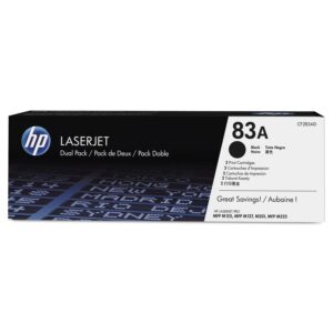 HP CF283AD 83A Original LaserJet Toner Cartridges Black Dual Pack