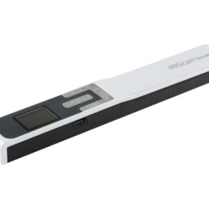 IRIS - IRIScan Book 5 Portable Color Scanner I Mobile Scanning Device Fast DIN A4 Digitalizes Pages into PDF & JPEG No Computer needed Long-life Battery for up to 100 White
