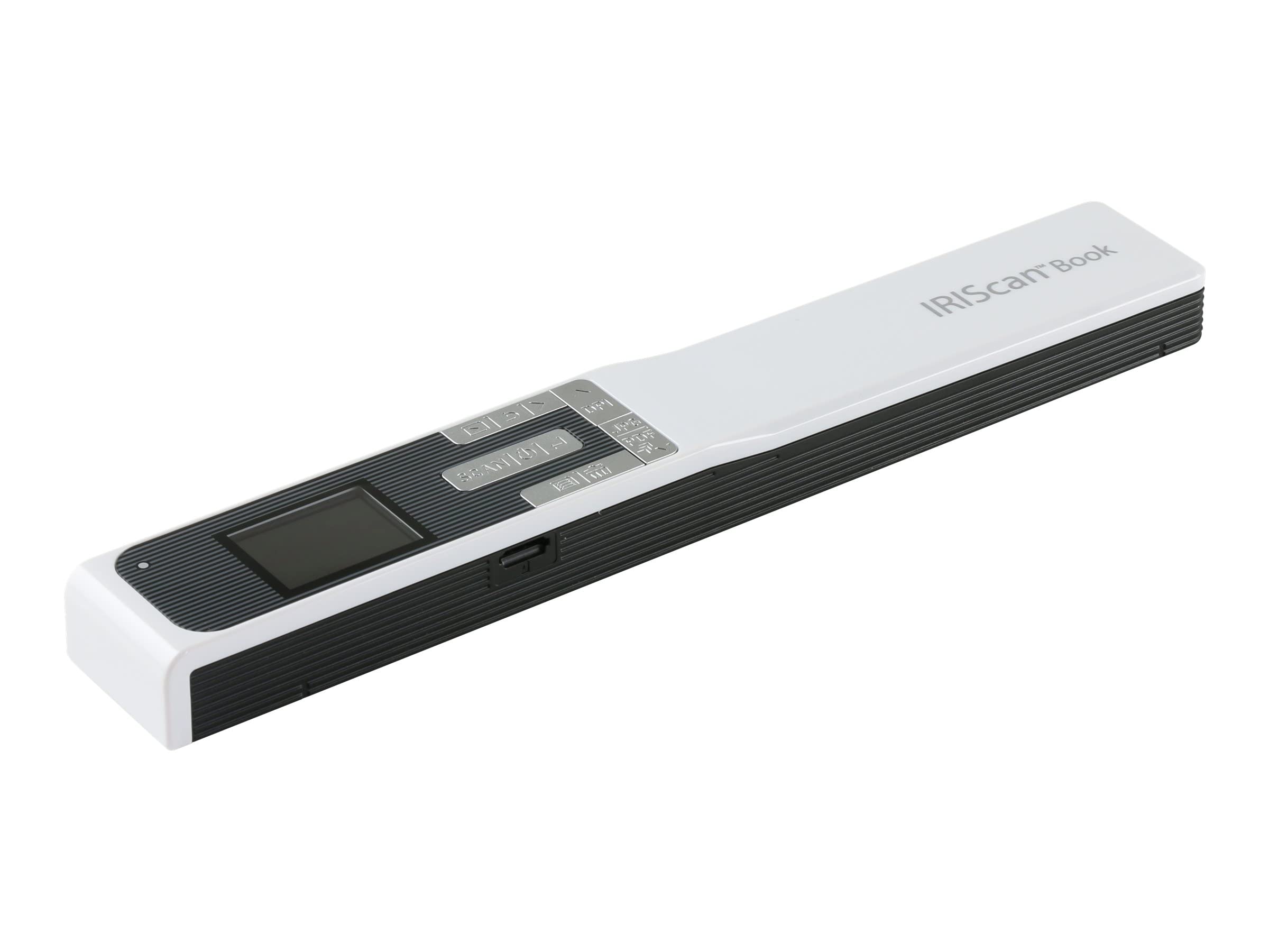 IRIS - IRIScan Book 5 Portable Color Scanner I Mobile Scanning Device Fast DIN A4 Digitalizes Pages into PDF & JPEG No Computer needed Long-life Battery for up to 100 White