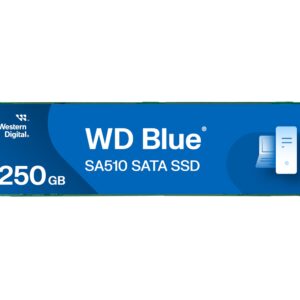 Western Digital Blue SA510 250GB M2 SATA SSD up to 555 MB/s Includes Acronis True Image for Disk & Cloning Migration Flexible backup recovery ransomware protection