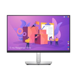 Dell P2422H 24 Inch Full HD (1920x1080) Monitor 60Hz IPS 5ms 99 sRGB DisplayPort HDMI VGA 5x USB 3 Year Warranty Black