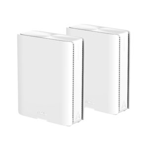 ASUS ZenWiFi BQ16 Quad-band WiFi 7 Mesh with dual 5GHz bands 25 Gbps 8000 sqft (2pk) 10G Ports Security & Parental Control Included Smart Home Master SSIDs 4G 5G Mobile Tethering 2 Pack