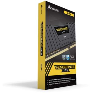 Corsair Vengeance LPX 8GB (1 x 8GB) DDR4 3200 (PC4-25600) C16 Optimized for AMD Ryzen - Black CMK8GX4M1Z3200C16