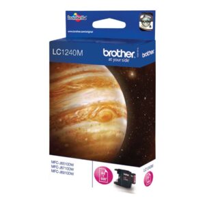 BROTHER LC-1240M Inkjet Cartridge Magenta Single Pack Standard Yield Includes 1 x Genuine Supplies