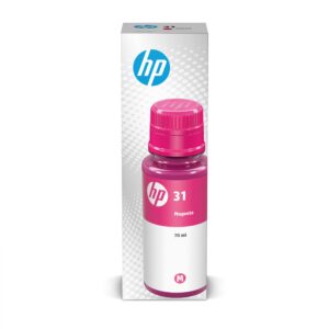 HP Original 31 - 70ml Ink Bottle Magenta Single Pack 8000 Print Pages or Up To 3 Years of yield for Smart Tank Printers