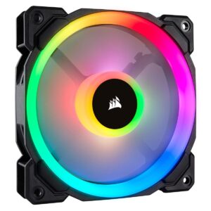 Corsair LL120 RGB 120mm Dual Light Loop PWM Fan - Single Black