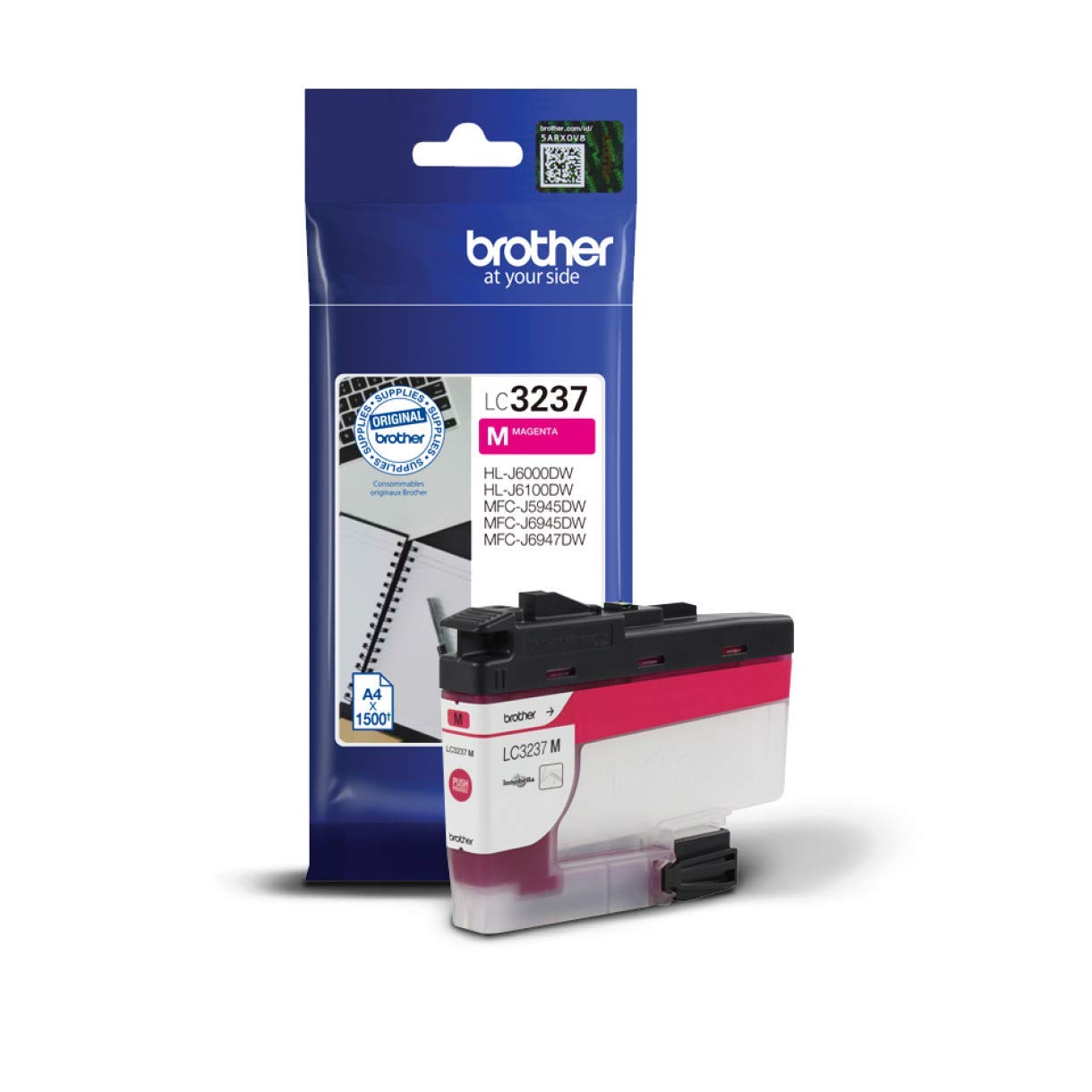 BROTHER LC-3237M Inkjet Cartridge Magenta Single Pack Super High Yield Includes 1 x Genuine Supplies