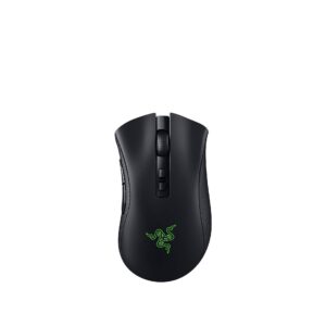 Razer DeathAdder V2 Pro - Wireless Gaming Mouse with Ergonomic Comfort (Optical Switches Optical Focus + 20K Sensor Speedflex Cable Integrated Memory Programmable) Black