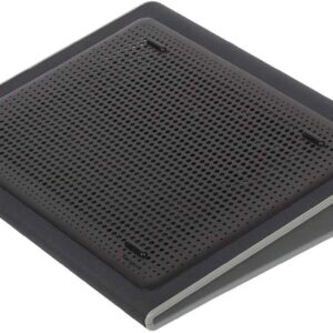 Targus Dual Cooling Fan Laptop Chill Mat Best Notebook tray adjustable Pad for 17-Inch stand desk/bed/ lap with USB-A/ Mini USB cable to gadget Black /Grey (AWE55GL)