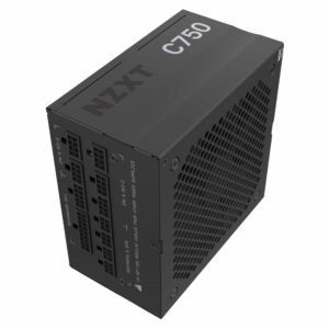 NZXT C750 - PA-7G1BB-EU 750 Watt ATX Power Supply for Gaming PC 80+ Gold Certified Fully Modular Silent FDB Fan 135mm 10 Year Warranty Black
