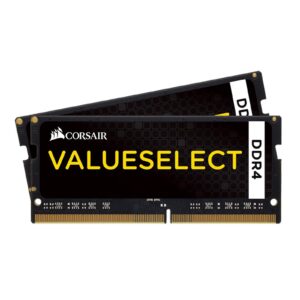 Corsair Vengeance SODIMM 32GB (2x16GB) DDR4 2666MHz CL18 Memory for Laptop/Notebooks (Intel 6th Generation Intel Core i5 and i7 Processor Support) Black