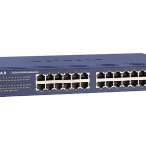 NETGEAR 24 Port Gigabit Network Switch (JGS524) Ethernet - Desktop or Rackmount and Limited Lifetime Protection
