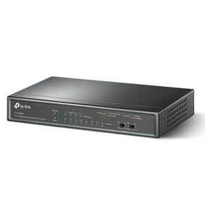 TP-Link PoE Switch 8-Port Gigabit 4 PoE+ Ports up to 30 W For Each Port and 64 All Metal Casing Plug Play Ideal IP Surveillance Access Point(TL-SG1008P)