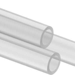 Corsair Hydro X Series XT Hardline Satin 14 mm Tubing (Straight-Line PMMA Resilient Construction Easy to Cut) Transparent