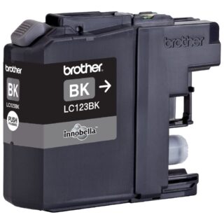 BROTHER LC-123BK Inkjet Cartridge Black Single Pack Standard Yield Includes 1 x Genuine Supplies