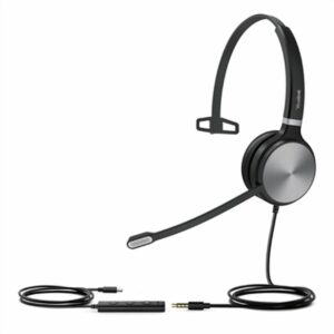 Yealink Headphones with Microphone UH36 Mono Black Black/Silver