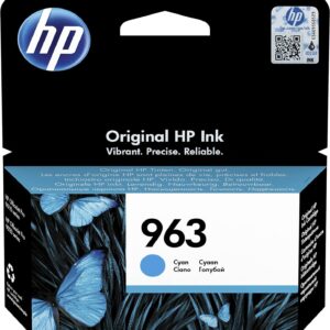 HP 3JA23AE 963 Original Ink Cartridge Cyan Single Pack