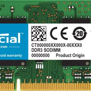 Micron Crucial RAM CT51264BF160B 4GB DDR3 1600 MHz CL11 Laptop Memory Green